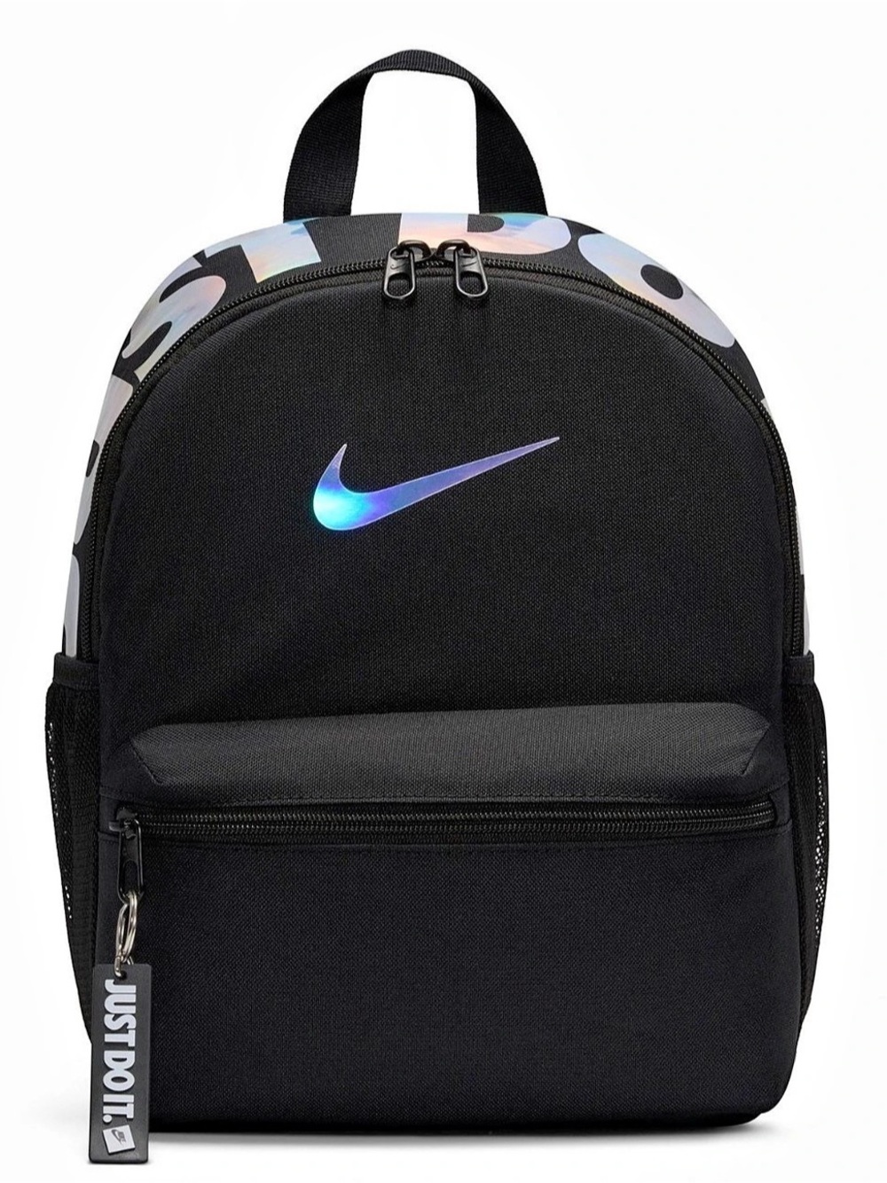 New authentic Nike mini travel backpack holographic limited edition black kids